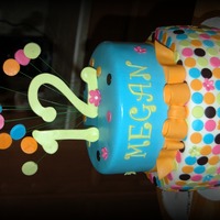 12Th. Birthday Made for my daughter's friend.