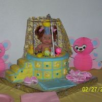 Baby Shower Baby shower cake for my sil. my sister threw a shower for our sil and when I asked her what the theme was she said "just do whatever...