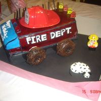 Fire Truck omg! this was my challege. but it was my sons b-day. i know it didnt turn out great, but i tried. hope everyone likes it