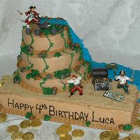 Pirate Treasure I made this for a 4 year old. Coins are the chocolate wafers covered in gold foil that you can buy at the store. Toys were added to the...