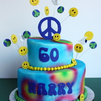 60's Themed Cake Topsy turvy 60's themed cake inspired by one of the CC members...mine didn't turn out as nice. TFL
