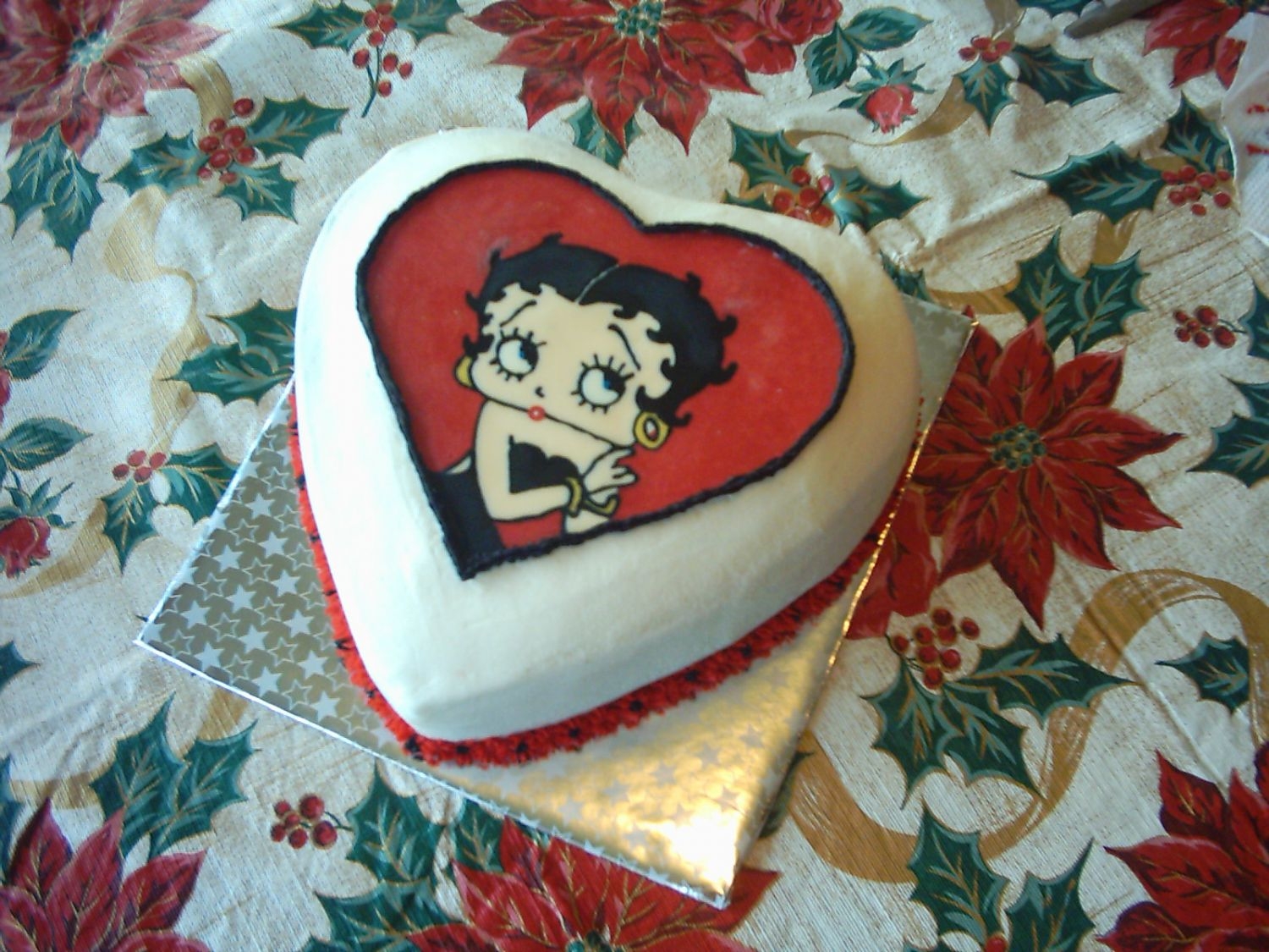 Betty Boop First chocolate transfer. Made this for my daughters friend who collects Betty Boop.