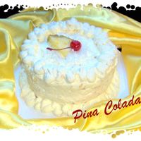 Pina Colada Cake White cake made with rum and pina colada mix. Pineapple coconut filling and icing made with coolwhip, pineapple, rum, pina colada mix and...