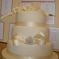 Ivory And Calla Lily Spray 