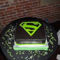 Superman Groom's Cake 