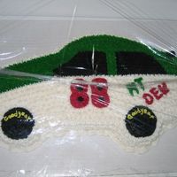 Nascar Dale Surprise cake!.. and as with all my cakes I carve them out of 1/2 sheet cake , no shape pans... the birthday boy was very happy with his...