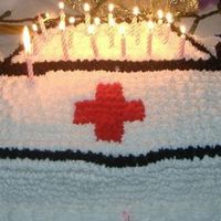 Nurses Hat This was for my best friends birthday this year, as you can tell she is a nurse and LOVED this surprise cake!