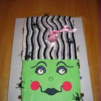 Bride Of Frankenstein Thank for all the inspiration for this cake from several folks here on this site! Her face features are fondant except her nose, she has...