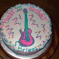 Retro Guitar - 10Th Birthday 