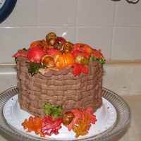 First Basketweave THIS IS THE FIRST TIME I'VE DONE BASKETWEAVE OR MADE "THINGS" OUT OF MMF, OTHER THAN FLOWERS. MY DH AND I WERE EXPERIMENTING...