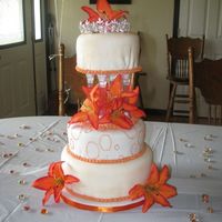 Ariel's Cake Made this cake for little girls birthday, (13). We went with a wedding theme and she loved it. TFL