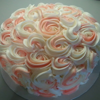 Rosette Cake I have seen lots of these on Cake Central and was dying to try one. I wish everyone would ask for these! It takes NO time to do one and the...
