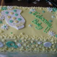 Baby Shower My cousin found a cake with this design here on CC, however I'm not sure who it was so can't credit the design. Thank you though...