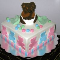 Bear In Diaper Just like my other bear in diaper, but different colors. This was for a multi-mom baby shower, there were three of them. Two were expecting...