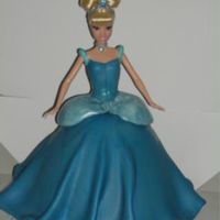 Cinderella Wonder Mold Cake My first wonder mold cake. Fondant with luster dust. My 4yr old loves it!