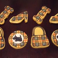 Burberry Inspired Cookies 