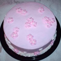 Pink Flower Cake the drop flower cake from wilton 1