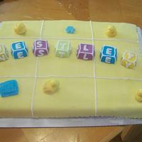 100_1070.jpg baby shower cake white cake covered in mmf