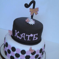 Butterfly 1St Birthday Cake First Birthday cake, fondant and gumpaste