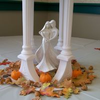 Fall Leaves Leaves and acorns are gumpaste and pumpkins are marzipan.