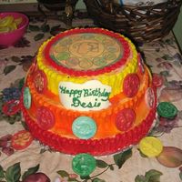 Desi's Zodiac Cake Sorry, I messed up the picture on the 1st photo, this one should be better