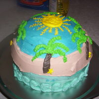 Farwell Cake A woman my MIL worked with was moving down south and this was a farwell cake for her going away party.