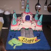 Starr's Castle Birthday Cake This is my first picture on the site and my first real cake. It was for my daughter's 7th birthday W sat together and went through...