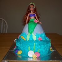 Little Mermaid This was for my daughters 5th birthday. Thanks to this website and all the great ideas I got from all of you. She loved it.