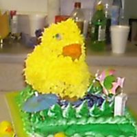 Ducky Cake MY DAUGHTER'S 1ST BIRTHDAY CAKE. MY FIRST EVER CAKE.