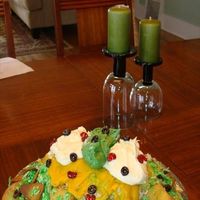 Nacho Mountain This was SO fun!!!! I got tired of making MMF so I improvised. The chips are sugar cookie, lettuce is tinted coconut. Beans are chocolate...