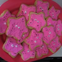 Star Fish Cookies These were simple sugar cookies with royal icing.