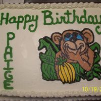 Monkey This was a quarter sheet cake with a BCT