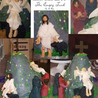 The Empty Tomb This did not come out nearly as nicely as I had planned. With the size of the figures (all painstakingly hand-modeled, which I did as small...