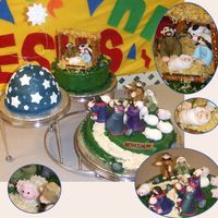 Nativity Cake Made this for the children's church's Birthday Party for Jesus. The idea was borrowed from Eight, so I take no credit for the...