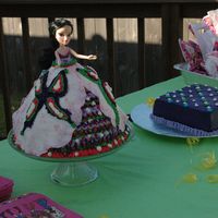 1St Attempt At A Doll Cake it was ok, a good first try