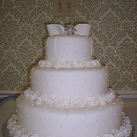 Rose Wedding Cake 