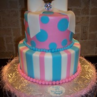 Buttercream With Fondant Accents 