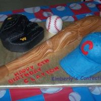 Clayton's 6Th Birthday I bit off more than I could chew here! I have done very few sculpted cakes but decided to give it a try for my son. Hat is 6 inch with 1/2...