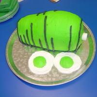 Doctor Suess Green Eggs And Ham Made this for my son's 1st grade class for Green Eggs and Ham day. The teacher and kids loved it.
