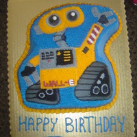 Wall - E Made for my godsons birthday.
