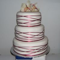 Sister's Wedding Cake This was for my sister's wedding.