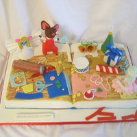 When You Are Done With The Ornaments.. I made this for the Central Florida Fair Cake competition. I got the idea from the book " If you take a mouse to the movies". I...