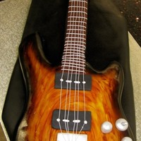 Fender Cake For Retirement Party Full sheet-sized guitar cake for a retirement party. Painted, airbrushed, etc. Strings are fondant squeezed out of my clay extruder. They...