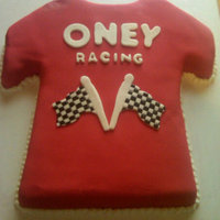 Oneyracing Shirt I made this for a party we have every year for our friends and family...my dad calls it the "red shirt" party...we run in demo...