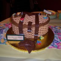 Grandpa's Fishing Creel Again I got my inspiration from the CC galleries, thank you all so much for sharing your cake photos!! I made this for my Grandpa's...