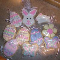 Easter Cookies NFSC with MMF and royal accents.