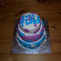 Shopnbc Cake My cousin works there and asked me to do this for one of their photo shoots. I really hope they like it! She picked the design and colors....