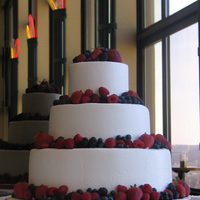 Beril i love doing cakes decorated with fresh fruit. so simple, but looks so tasty! buttercream icing, and raspberries, strawberries, blueberries...