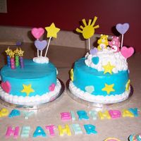 Care Bear Birthday Cake This was supposed to look like the Wilton cake from the 2006 yearbook. This was my first attempt at fondant and the rainbow that was...