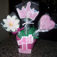 Princess Cookies 2 this is the second bouquet for my nieces party.